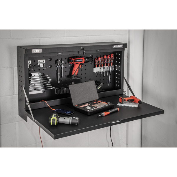 Superline PRO® Wall Mounting Foldable Workbench 900mm