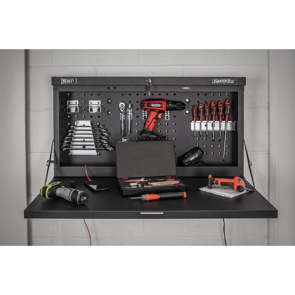 Superline PRO® Wall Mounting Foldable Workbench 900mm