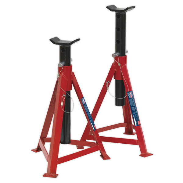 Sealey AS3000 Premier Axle Stands (Pair) 2.5 Tonne Capacity per Stand Medium Height
