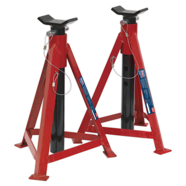Sealey AS3000 Premier Axle Stands (Pair) 2.5 Tonne Capacity per Stand Medium Height