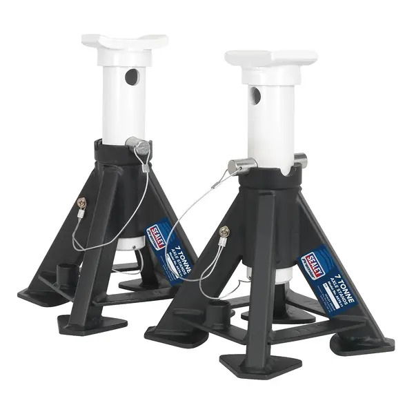 Sealey AS7S Premier Short Axle Stands (Pair) 7 Tonne Capacity per Stand