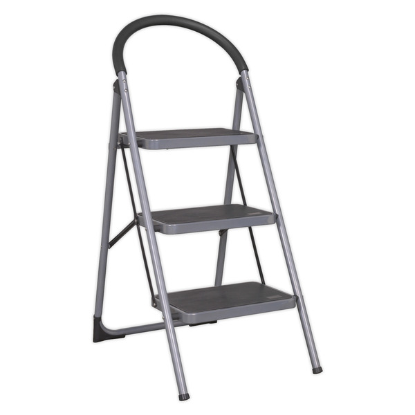 Sealey ASL23 3-Tread Step Stool 150kg Capacity - EN 14183