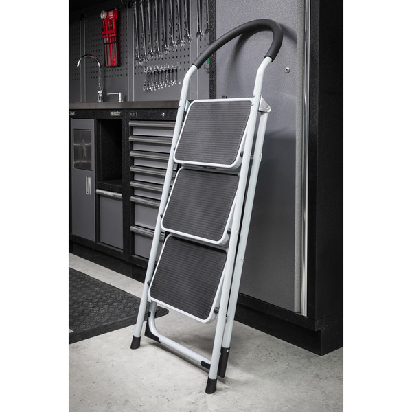 Sealey ASL23 3-Tread Step Stool 150kg Capacity - EN 14183