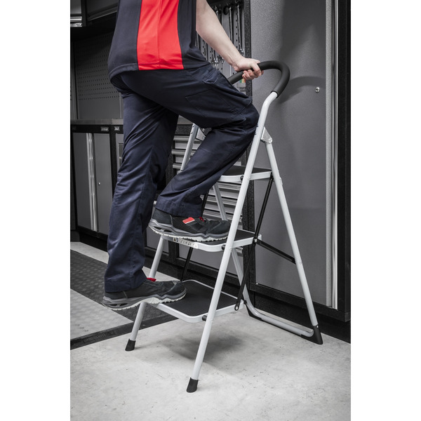 Sealey ASL23 3-Tread Step Stool 150kg Capacity - EN 14183