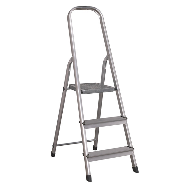 Sealey ASL3S Step Ladder 3-Tread Aluminium - EN 131