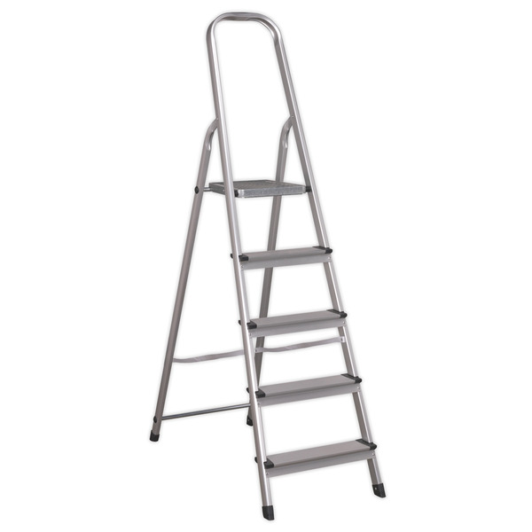 Sealey ASL5 Step Ladder 5-Tread Aluminium - EN 131