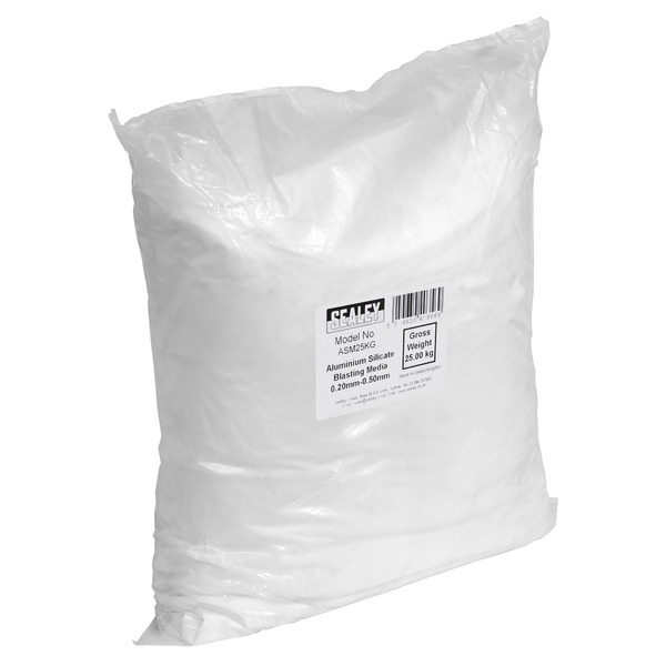 Sealey ASM25KG Aluminium Silicate Blasting Media 0.20-0.50mm