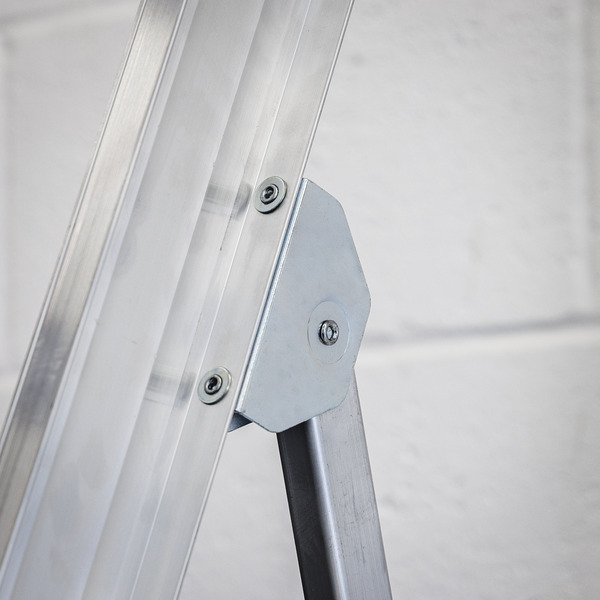 Industrial Step Ladder 10-Tread Aluminium - EN 131