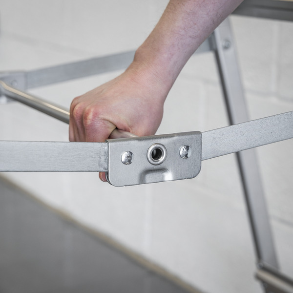 Industrial Step Ladder 10-Tread Aluminium - EN 131