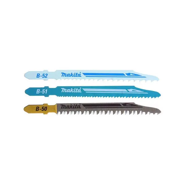 Makita B-06292 Super Express Jigsaw Blade Set x3 Blades for Wood & Metal