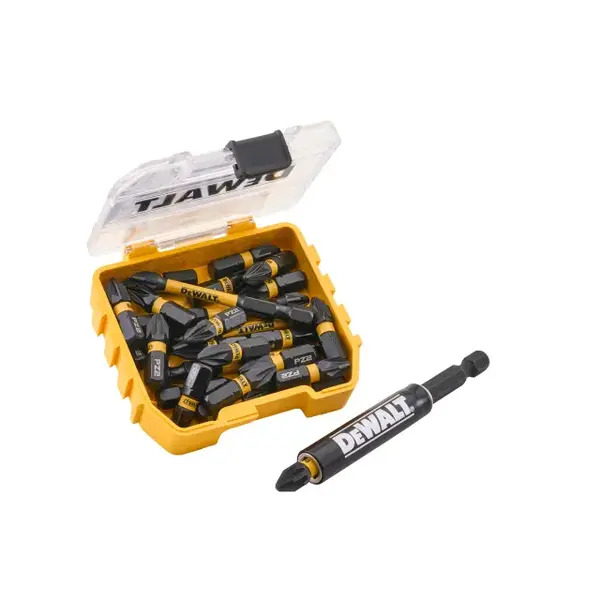 XMS26TICTAC XMS DeWalt 25 Piece PZ2 25 & 50mm Bit Set with Mag Adaptor