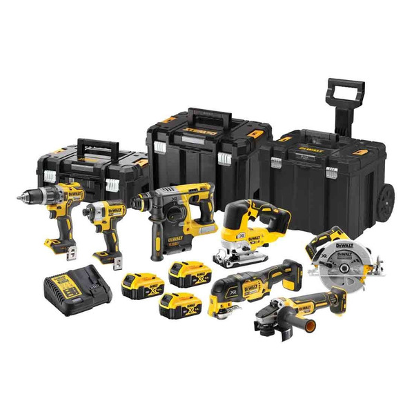 DeWalt DCK755P3T-GB 18V 3 x 5.0Ah Li-ion XR BL Kit 7pc