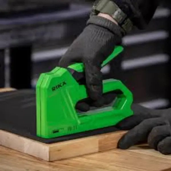 Rika NGUN001 Rikä 2-in-1 Manual Staple and Brad Nail Gun with Power Adjustment