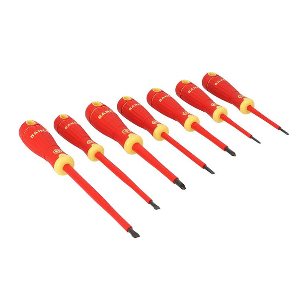 B220.017 BAHCOFIT Insulated Screwdriver Set, 7 Piece