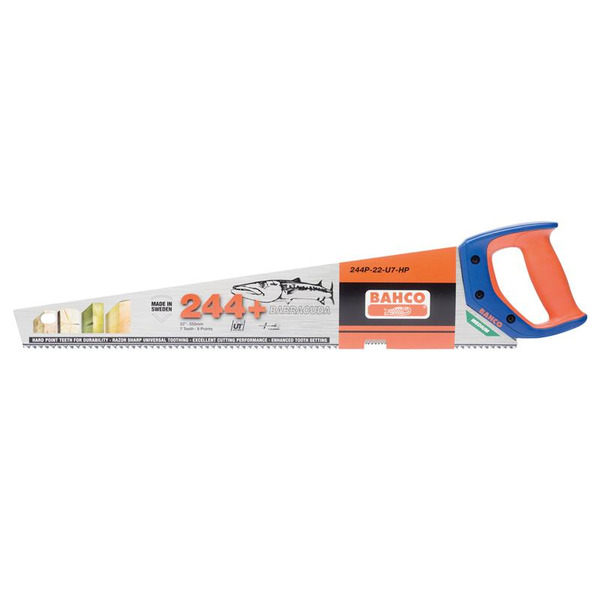 Bahco 244P-22-U7-HP Barracuda Handsaw 550mm (22in) 7 TPI