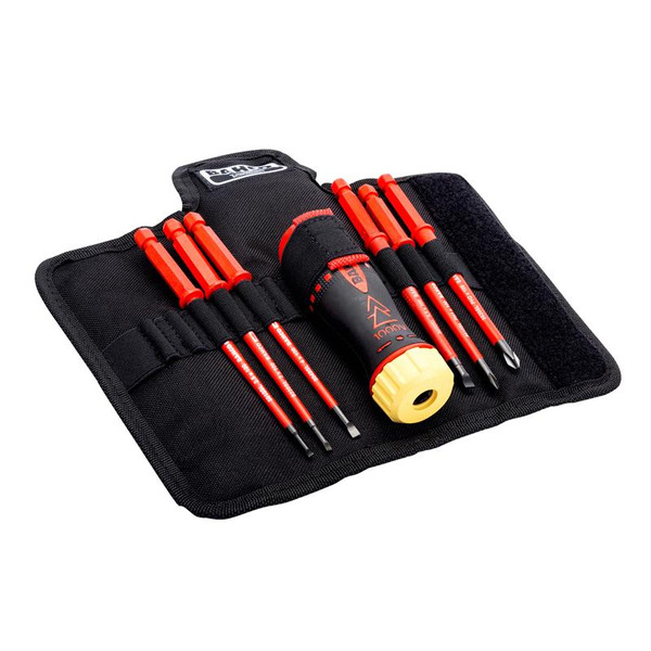 Insulated Ratcheting Screwdriver Set, 6 Piece