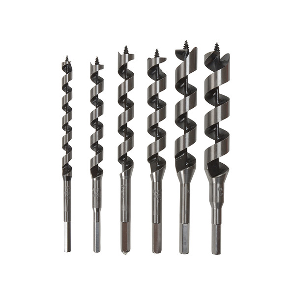 9526 Combination Wood Auger Bit Set, 6 Piece