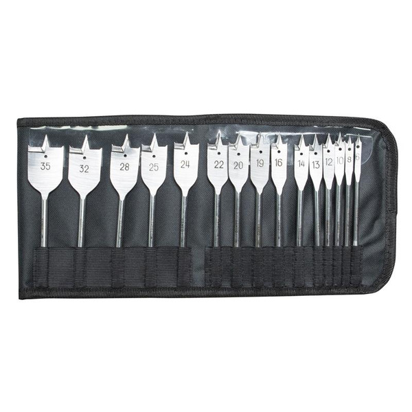 9629 Series Flat Bit Set, 15 Piece
