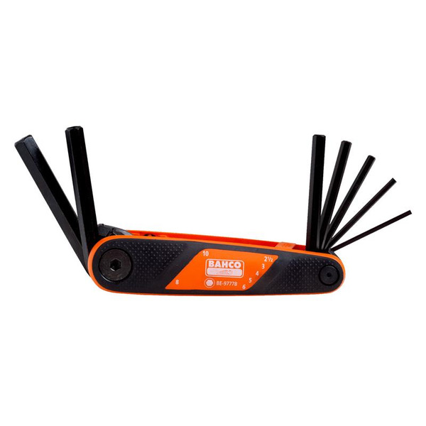 BE-9777B Hexagon Key Folding Set, 7 Piece