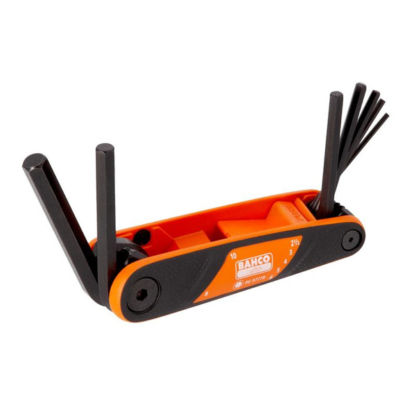 BE-9777B Hexagon Key Folding Set, 7 Piece