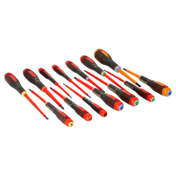 Bahco BAH9876S BE-9872 ERGO™ Screwdriver Set, 14 Piece