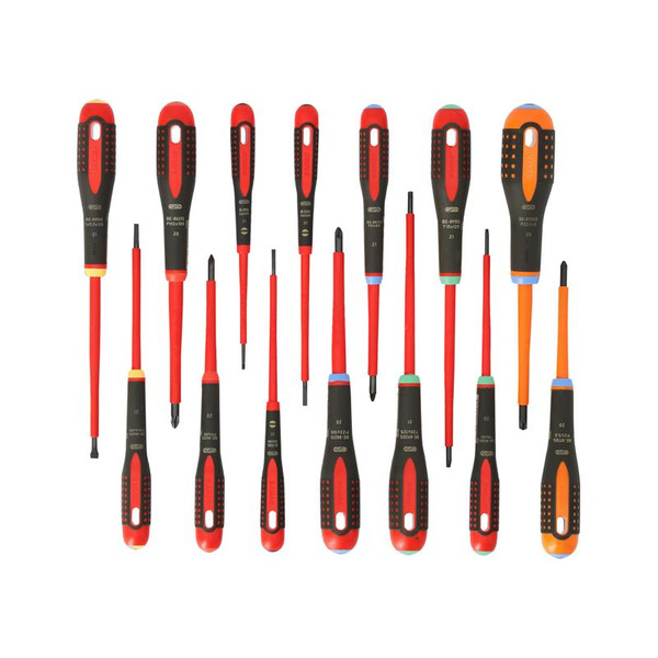 Bahco BAH9876S BE-9872 ERGO™ Screwdriver Set, 14 Piece