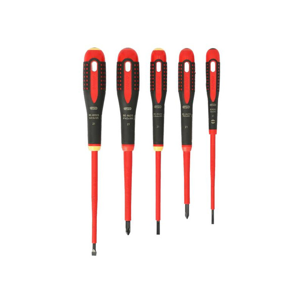 BE-9881S ERGO™ VDE Insulated Screwdriver Set, 5 Piece