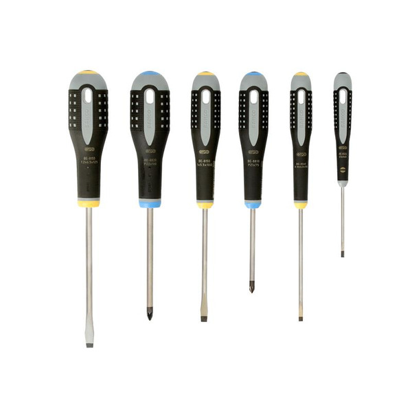 Bahco BAH9882 BE-9882 ERGO™ Screwdriver Set, 6 Piece
