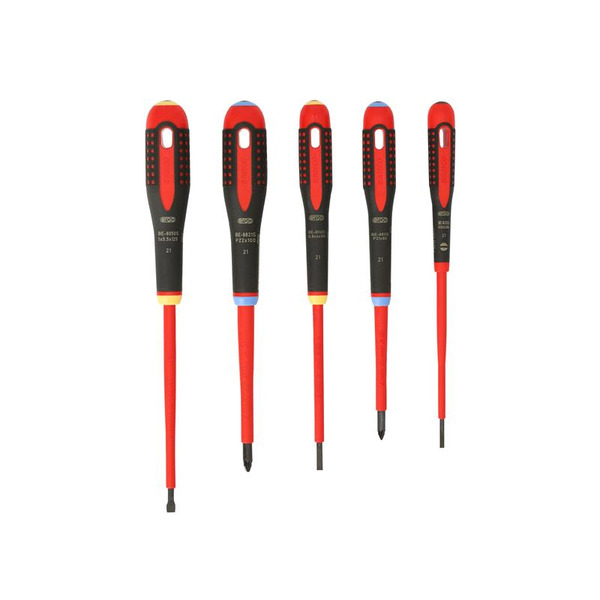 BE-9882S ERGO™ VDE Insulated Screwdriver Set, 5 Piece