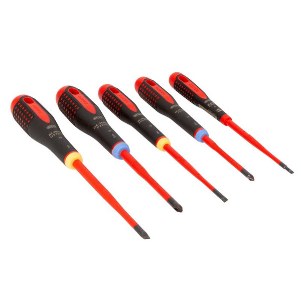 BE-9882SL ERGO™ Slim VDE Insulated Screwdriver Set, 5 Piece