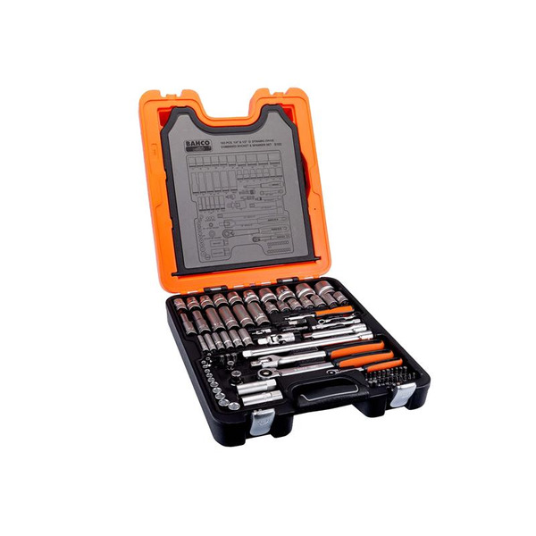 S103 1/4in &1/2in Dynamic Drive Socket & Spanner Set, 103 Piece
