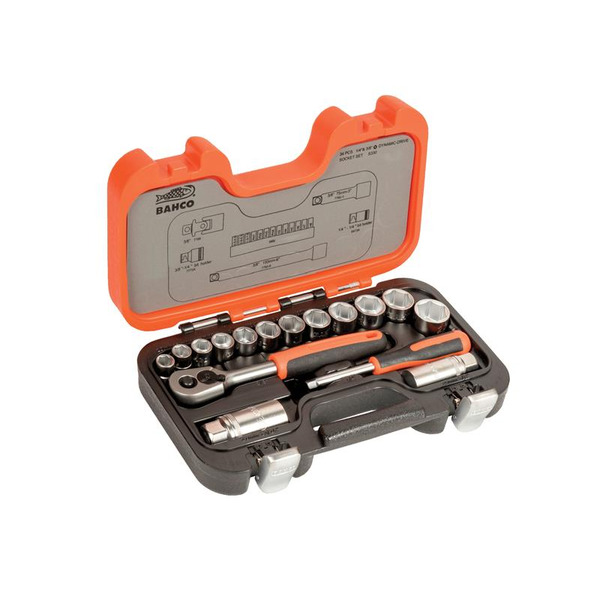 S330 3/8in Drive Socket Set, 34 Piece