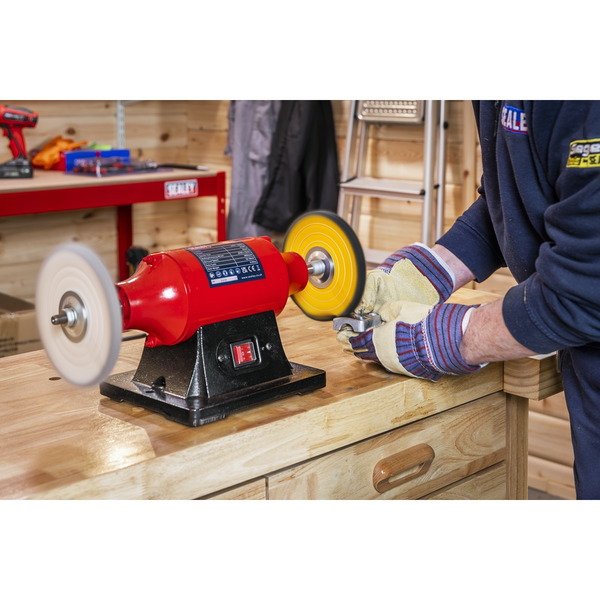 Sealey BB1502 150mm Bench Mounting Buffer/Polisher 370W/230V