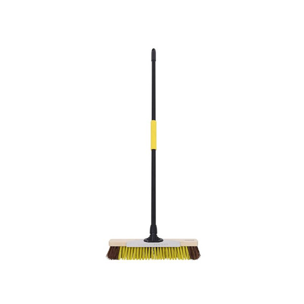 Dual Fill Bass/PET Broom with Metal Scraper 457mm (18in)