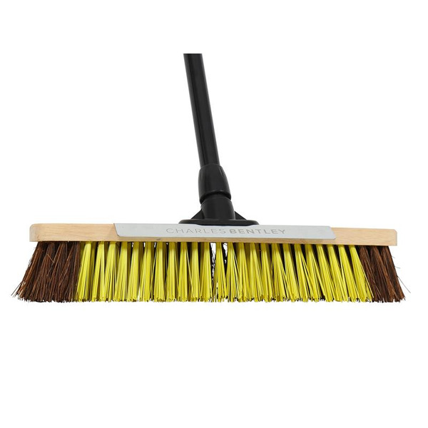Dual Fill Bass/PET Broom with Metal Scraper 457mm (18in)