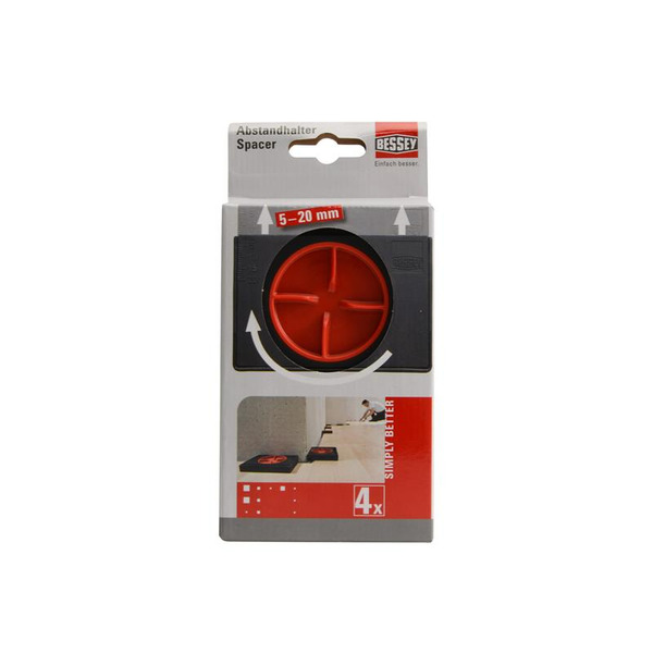 Bessey BESAV2 AV2 Adjustable Flooring Spacer (Pack of 4)