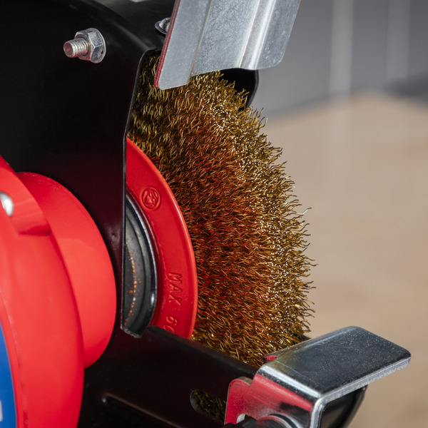 Sealey BG150XLW/98 150mm Bench Grinder with Wire Wheel 370W/230V