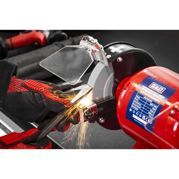 Sealey BG150XW/99 Heavy-Duty 150mm Bench Grinder with Wire Wheel 450W/230V
