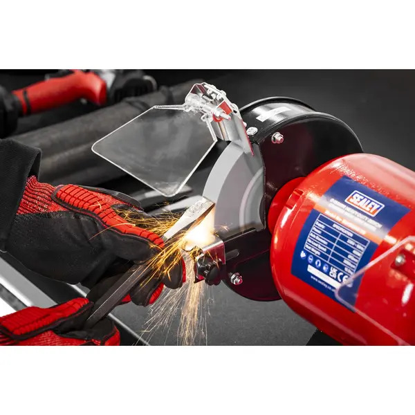 Sealey BG150XW/99 150mm Heavy-Duty Bench Grinder with Wire Wheel 450W/230V