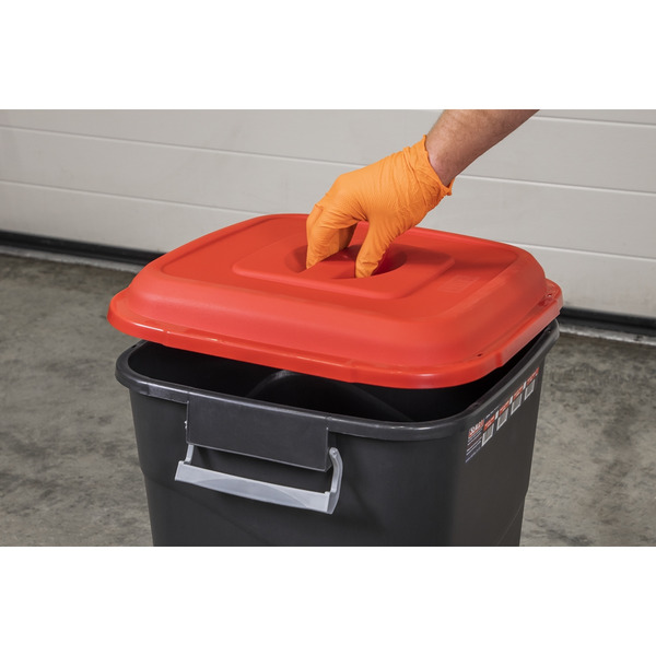Sealey BM95R Refuse/Storage Bin 95L - Red