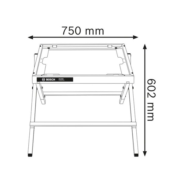 Bosch BSH601B24100 GTA 6000 Professional Saw Stand