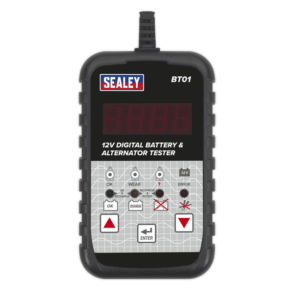 Sealey BT01 Digital Battery & Alternator Tester 12V