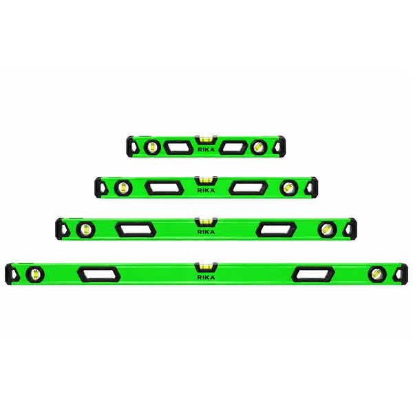 Rika BOXLSET 4pc Magnetic Aluminum Box Level Set - 60cm, 90cm, 120cm, 180cm