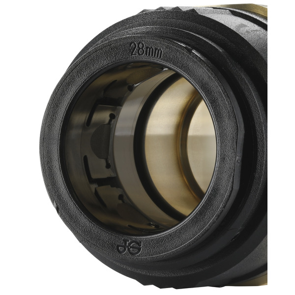 Sealey CAS28BSA John Guest&reg; Brass Straight Adaptor 28mm x 1