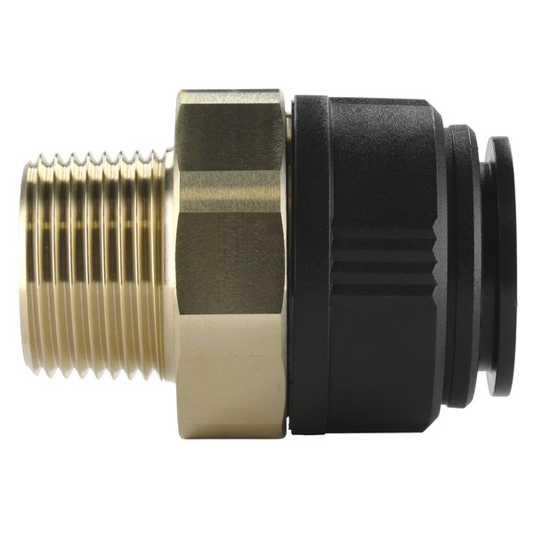 Sealey CAS28BSA John Guest&reg; Brass Straight Adaptor 28mm x 1