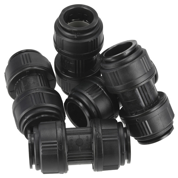 Sealey CAS28SC John Guest&reg; Straight Connector 28mm - Pack of 5