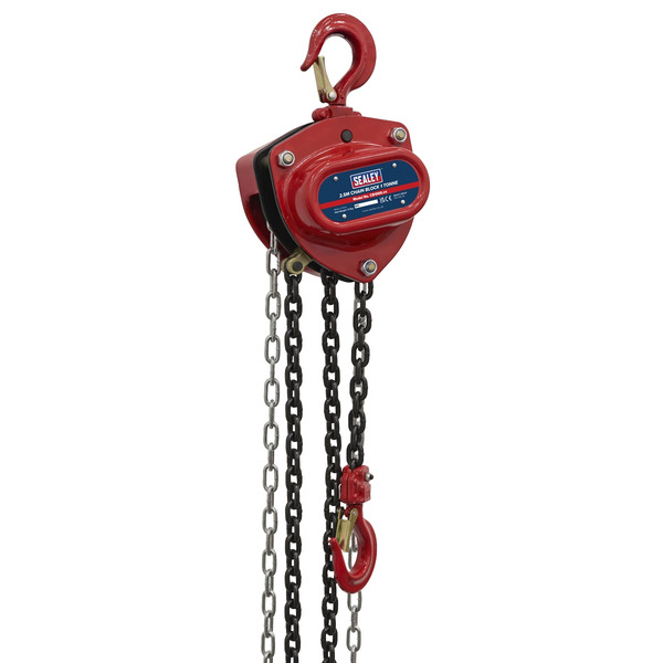 Sealey CB1000 2.5m Chain Block 1 Tonne
