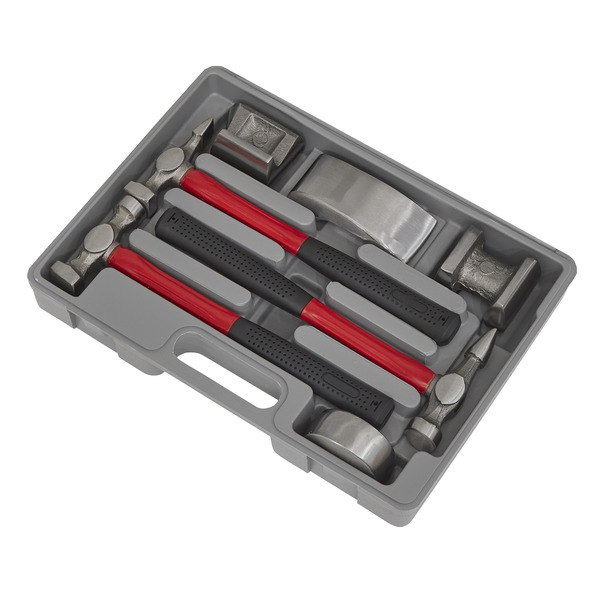 Sealey CB707 Drop-Forged Panel Beating Set with Fibreglass Shafts 7pc