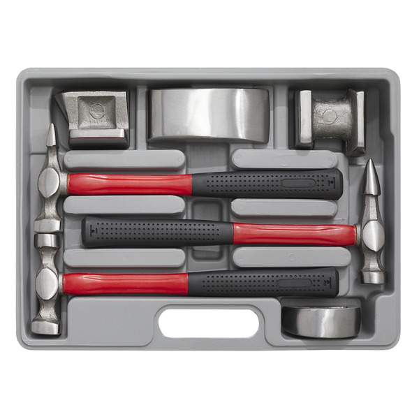 Sealey CB707 Drop-Forged Panel Beating Set with Fibreglass Shafts 7pc