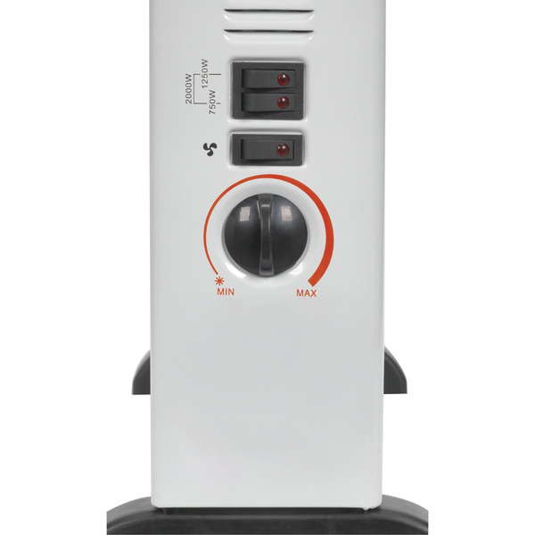 Sealey CD2005T Convector Heater with 3 Heat Settings Thermostat & Turbo Fan 2000W